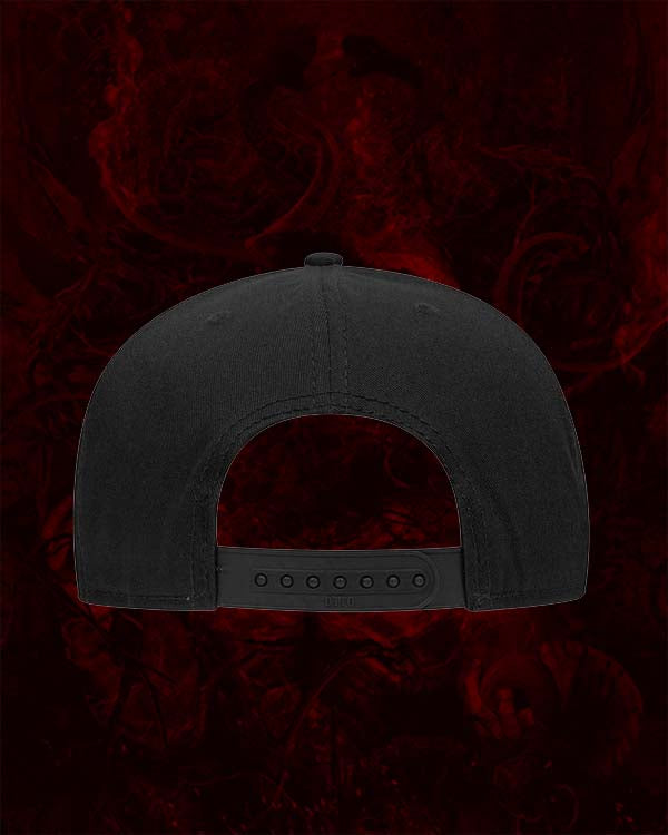 Unmerciful - Red Logo - Snap Back Flat Bill Hat