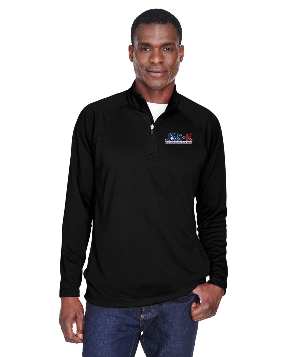 JAG-K - Devon & Jones Men's Stretch Tech-Shell Compass Quarter-Zip - DG440