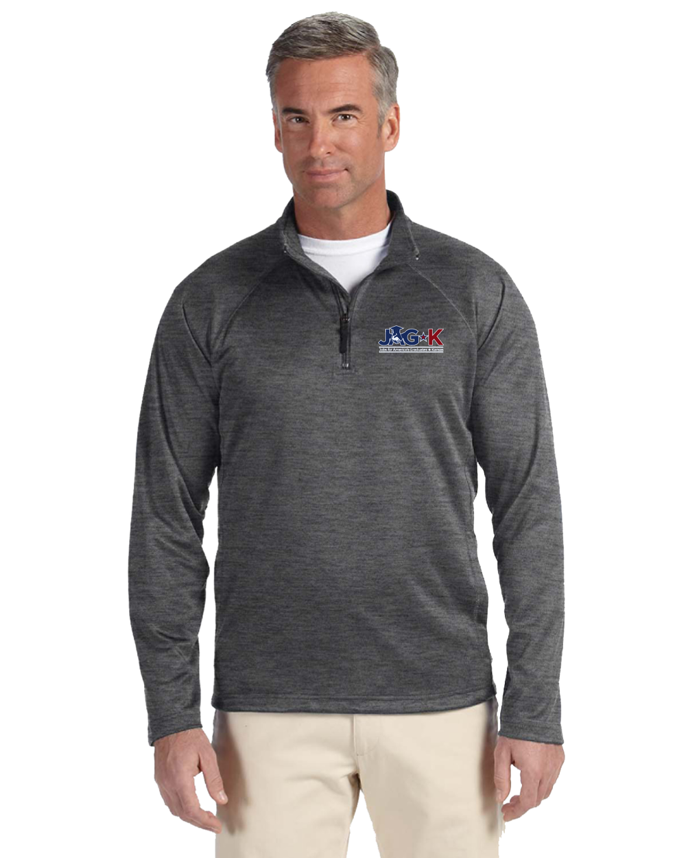 JAG-K - Devon & Jones Men's Stretch Tech-Shell Compass Quarter-Zip - DG440