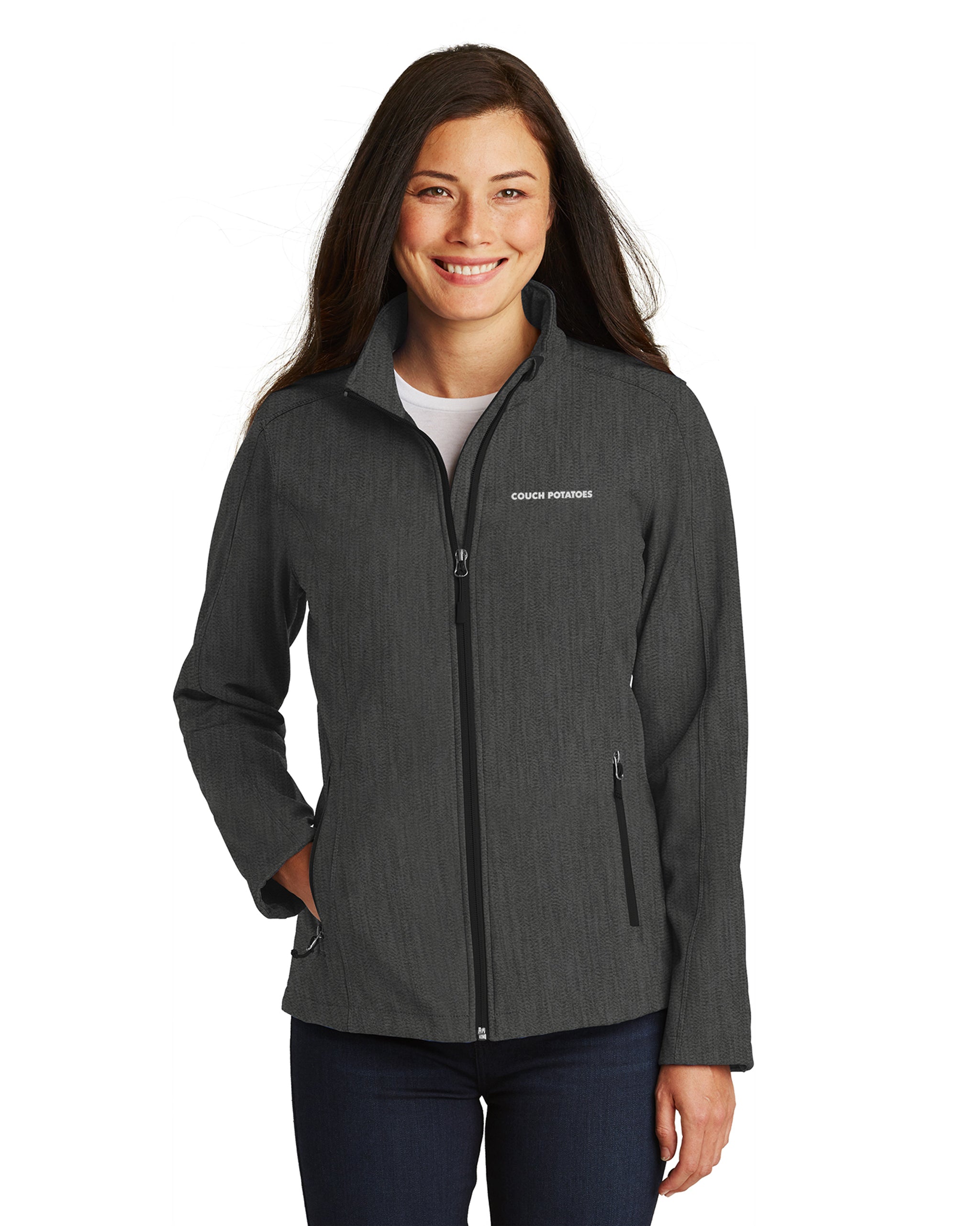 Couch Potatoes - Port Authority Ladies Core Soft Shell Jacket - L317
