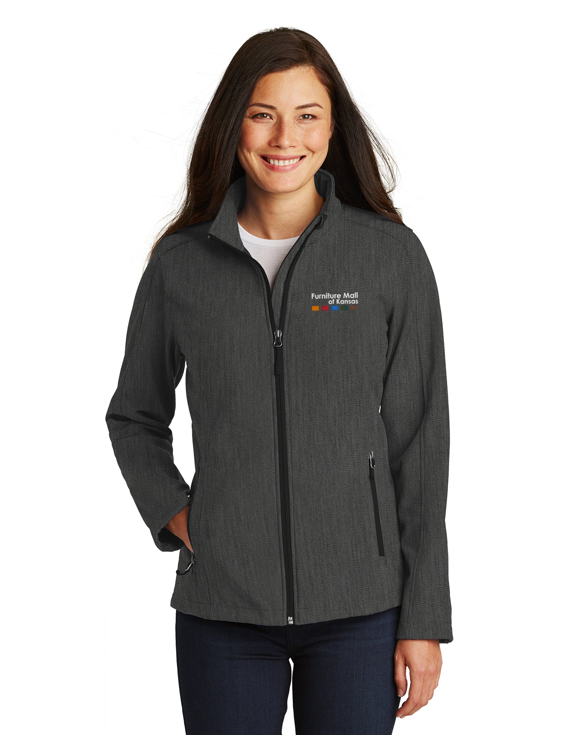 Furniture Mall of Kansas - Port Authority Ladies Core Soft Shell Jacket - L317