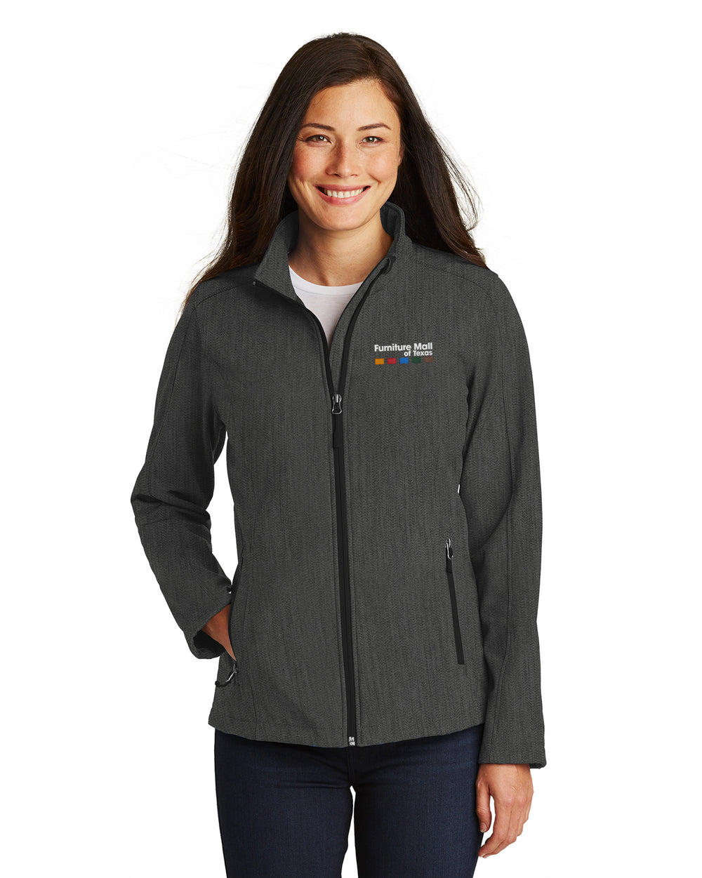 Furniture Mall of Texas - Port Authority Ladies Core Soft Shell Jacket - L317